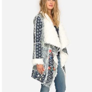 Johnny Was Bavin Suede Coat - NWT